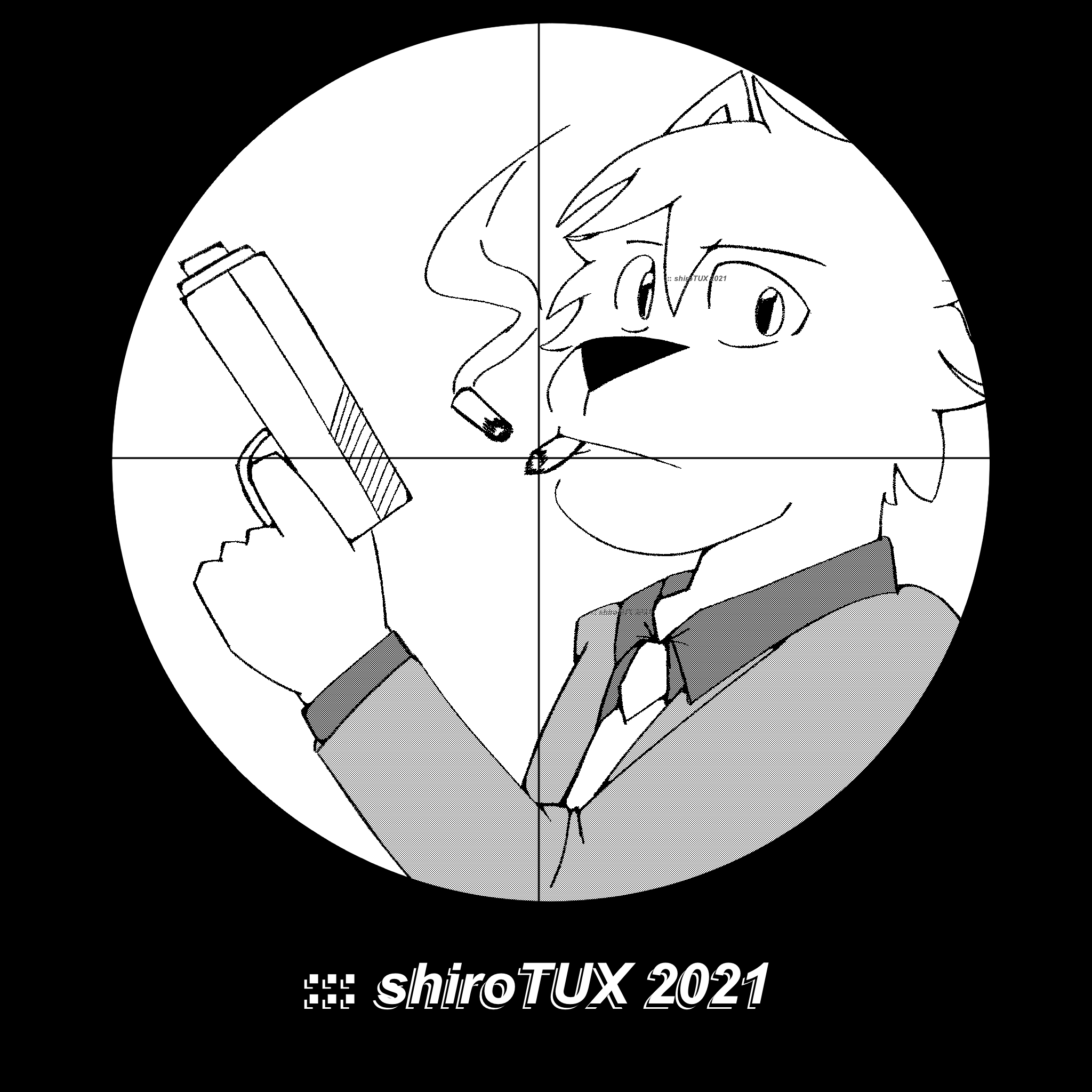 Lupin the 3rd-inspired artwork. It says '2021,' but I made it in 2022. Whoops.